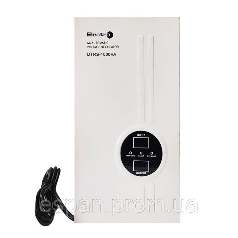 Електронний стабілізатор напруги DTRS-1000 ElectrO навісний 1,0 кВА 800Вт, фото 1