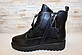 Черевики жіночі демісезонні чорні натуральна шкіра Д814, фото 2