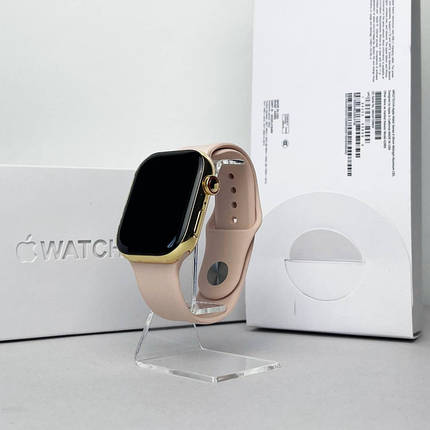 Розумний смарт годинник Smart Watch 9 bluetooth з крокоміром пульсоміром лічильник калорій спорт режими Рожевий, фото 1