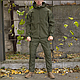 Утеплений костюм на флісі Soft Shell TACTICAL VANGUARD Олива з бойовою рубашкою розмір L - фото 2 - id-p2739549660