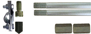 3,0 м комплект заземлення оцинкований Ф16 (L = 3000 мм.)