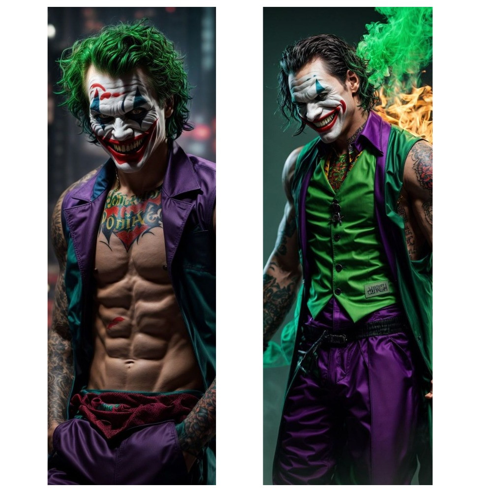 Дакімакура 150х50 см Джокер DC Comics Бэтмен Joker Подушка + наволочка двостороння, фото 1