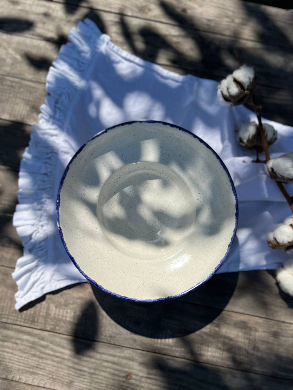 Тарілка для Пасти 300 мл Синій Лофт