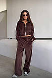 Молодіжний велюровий костюм, фото 7