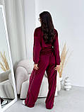 Молодіжний велюровий костюм, фото 3