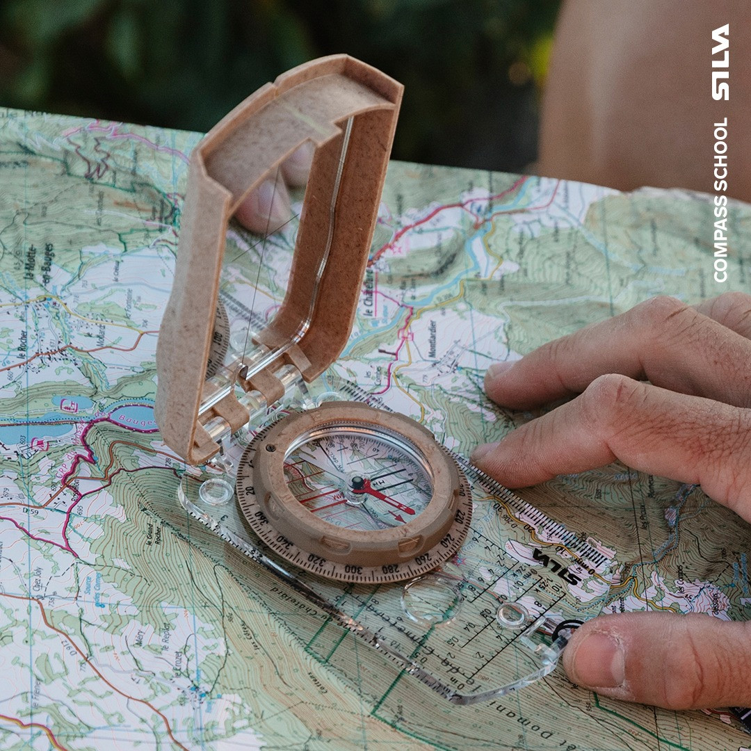 Silva Terra Expedition S | Точний картографічний компас з прицільним дзеркалом для професійного використання та навігації