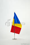 Прапорець Румунії, 13,5х25 см, атлас щільний,2-х сторонній, фото 4