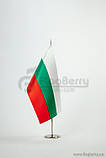 Прапорець Болгарії, 13,5х25 см, атлас щільний,2-х сторонній, фото 3