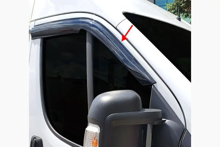 Вітровики, дефлектори вікон Fiat Ducato III (250,290) 2006-> (скотч) Sunplex