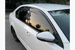 Вітровики, дефлектори вікон Skoda Superb III сед 2015-2019  (скотч) Sunplex