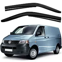 Вітровики, дефлектори вікон Volkswagen T5 2003-2015 (скотч) Sunplex
