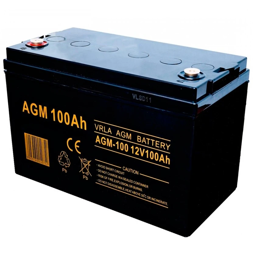 Акумулятор Volt Polska AGM 12В 100 А*год (1200 Вт*год), VRLA, (кислотно-лужні)