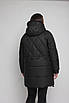 Куртка зимова великий розмір жіноча  48,54,54,56,62-68 чорний, фото 5