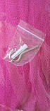 Балдахін проти комах підвісний над ліжком. Сітка полог від комарів на ліжко рожевого кольору, фото 5