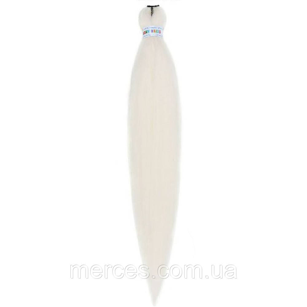Канекалон Easy Braid однотонний молочний світлий блонд Довжина 65 см Вага 90 грам Низькотемпературний 100-150°С 630EZ, фото 1