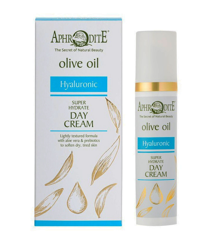Денний крем для обличчя Зволоження та сяйво Aphrodite Olive Oil Moisture & Radiance Day Cream (Z-19)