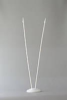 Підставка для прапорця пластик 2-но рожкова