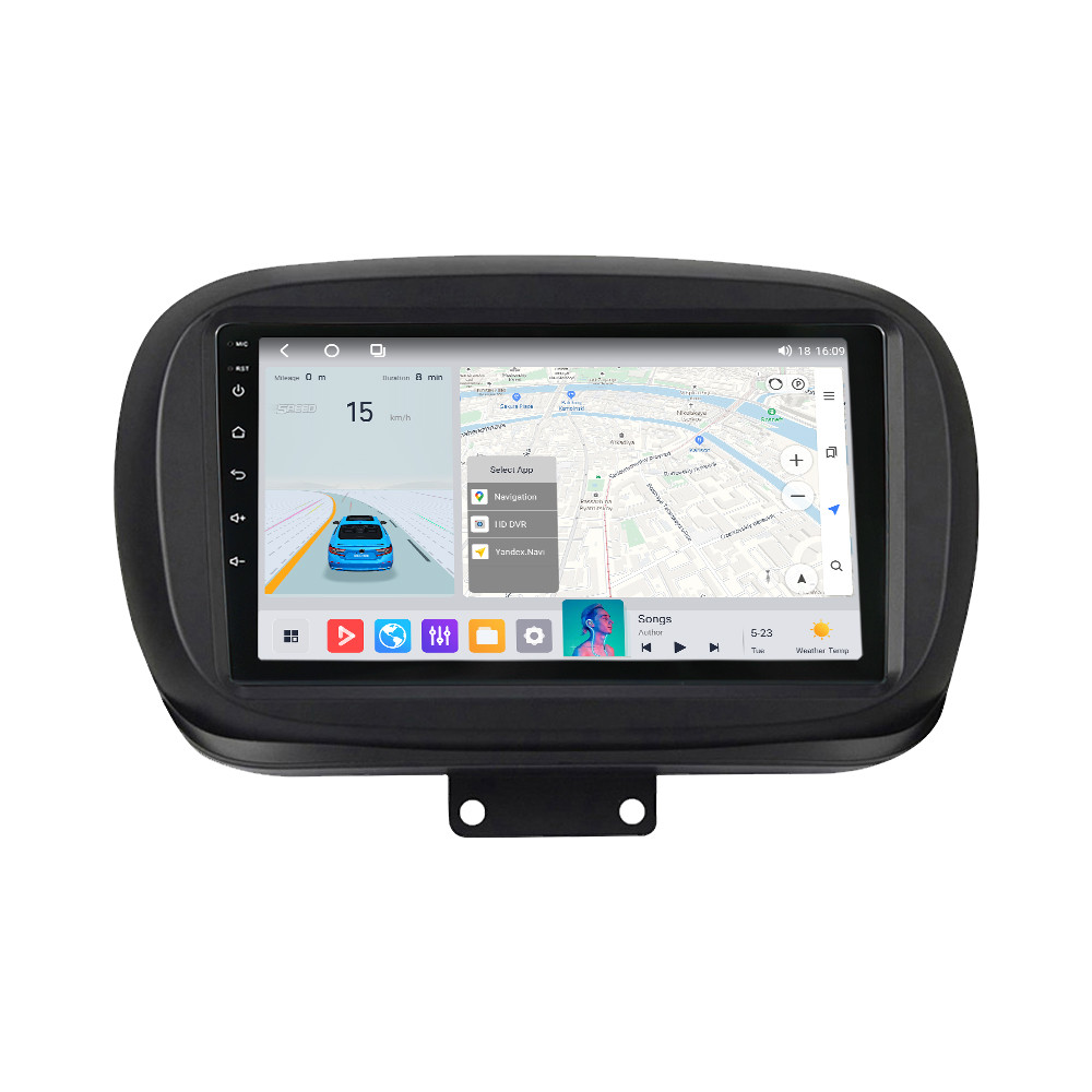 Штатная магнитола Mekede MN Fiat 500X (2014-2020) Android IPS, фото 1