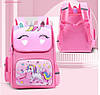 Шкільний рюкзак портфель для школи/до навчання з Єдинорогом, фото 6