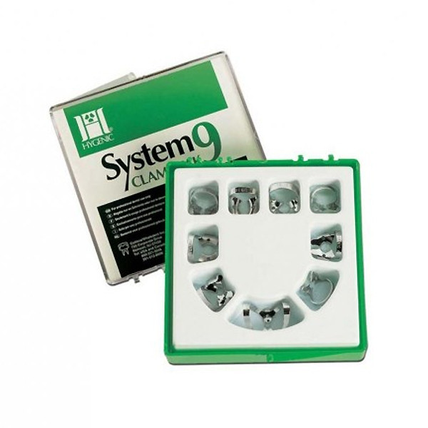Набір кламерів з крилами Dental Dam Clamp Set System-9, фото 1