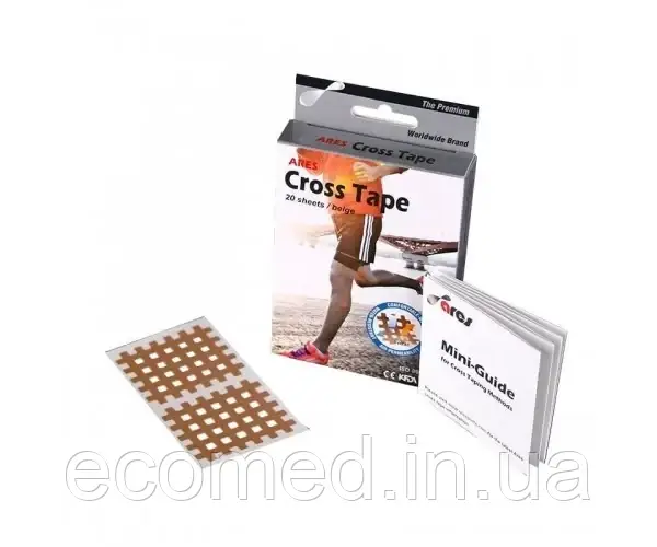 Кінезіо тейп Ares Cross (стріпи) Type C, фото 1