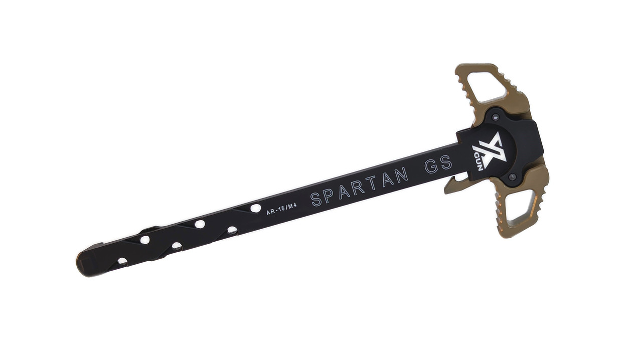 Рукоятка зведення Xgun Spartan GS двостороння AR15, tan, фото 1