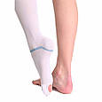 Панчохи компресійні, відкритий носок, 1 клас, білі, Comfort, арт. 040-230 р.L зріст 165-180 Soloventex, фото 4