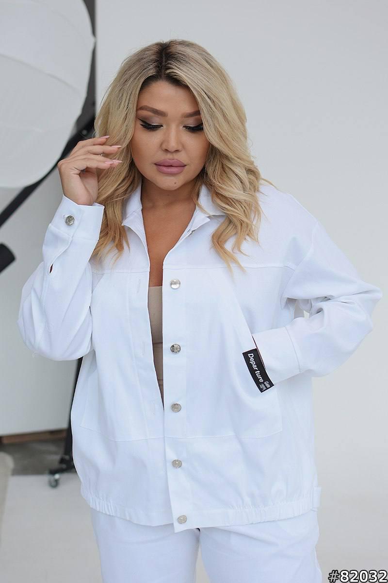 Жіночий Джинсовий Костюм 50-52,54-56,58-60 (вф 880), фото 1