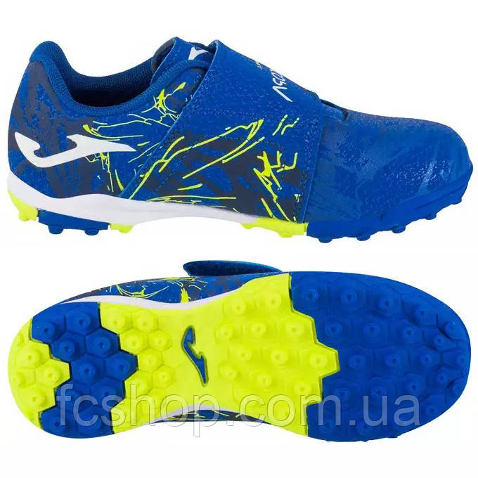 Сороконіжки дитячі Joma SUPER COPA SCJW2404TFV, Синій, Розмір (EU) — 33, фото 1