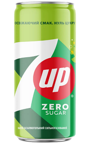 7 UP Zero Sugar 330 ml 1/24