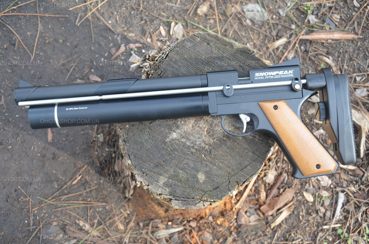Пневматичний пістолет Snow Peak PCP PP750 + Насос Artemis