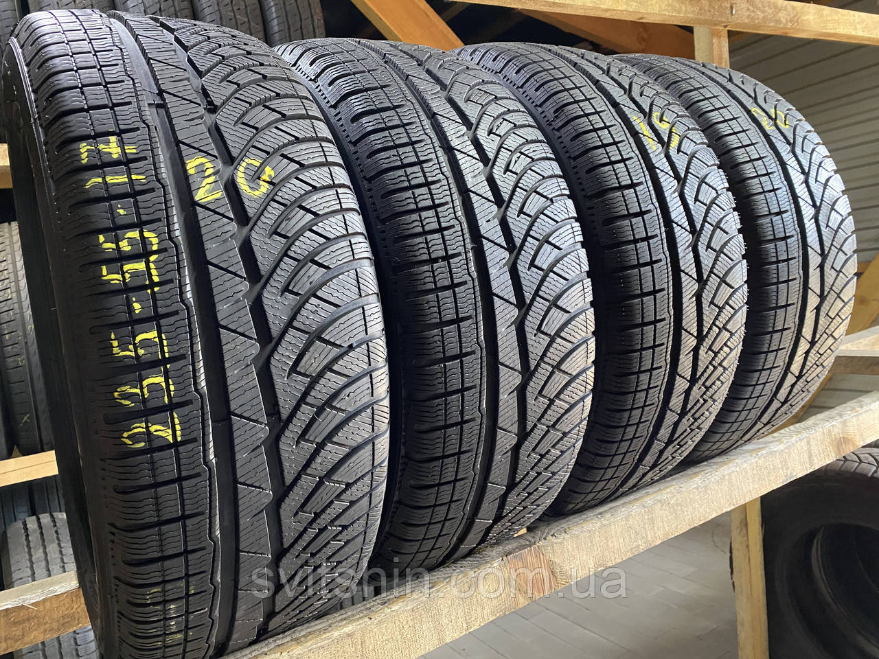 Зимові шини 235/55R17 Michelin Pilot Alpin 6-7мм 4шт, фото 1