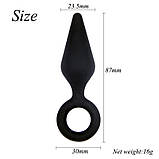 Анальні пробки із силікону Набір для анального сексу. 4 силіконові пробки високої якості, фото 5