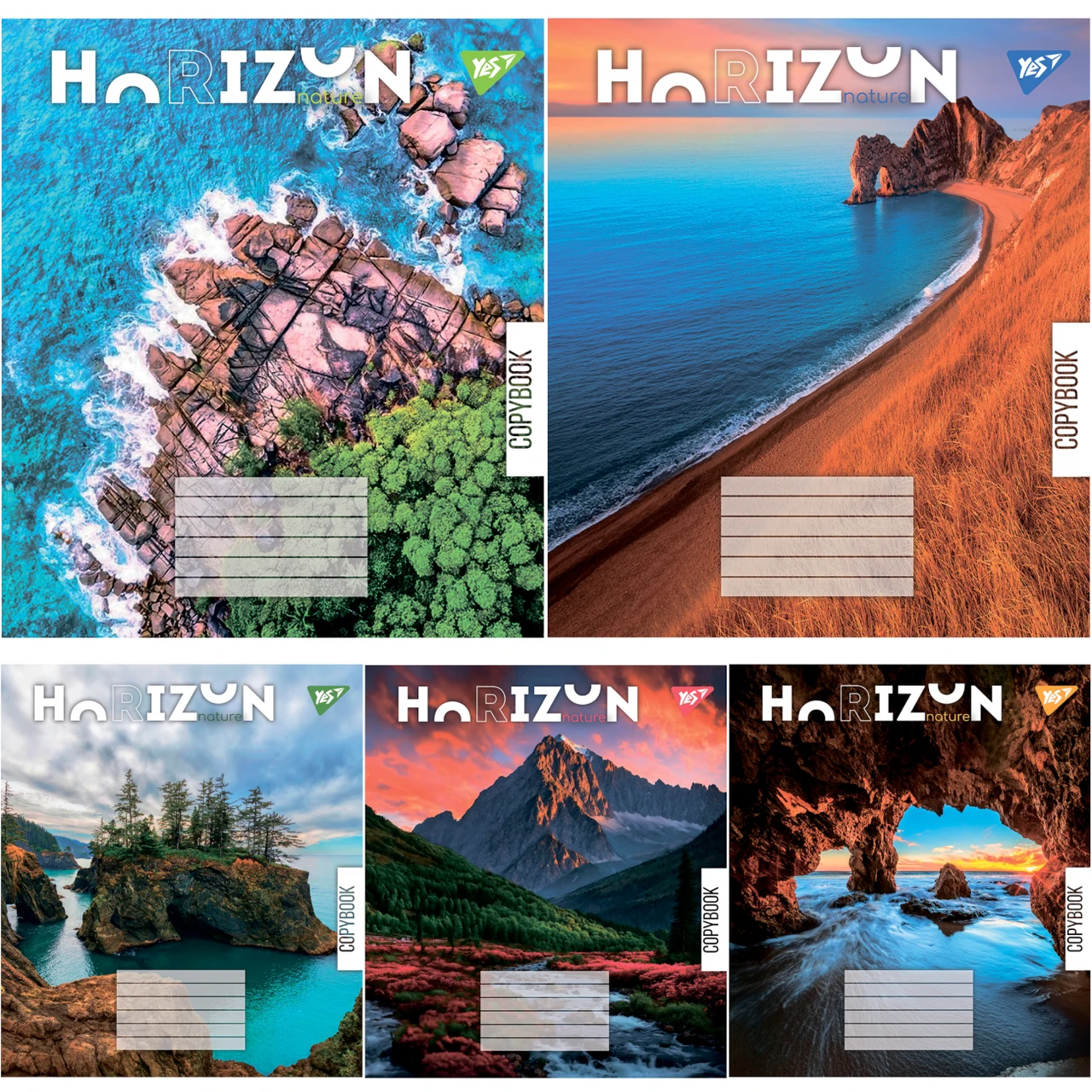 Зошит загальний (А5, 48 аркушів, лінія) Yes Horizon nature 767129
