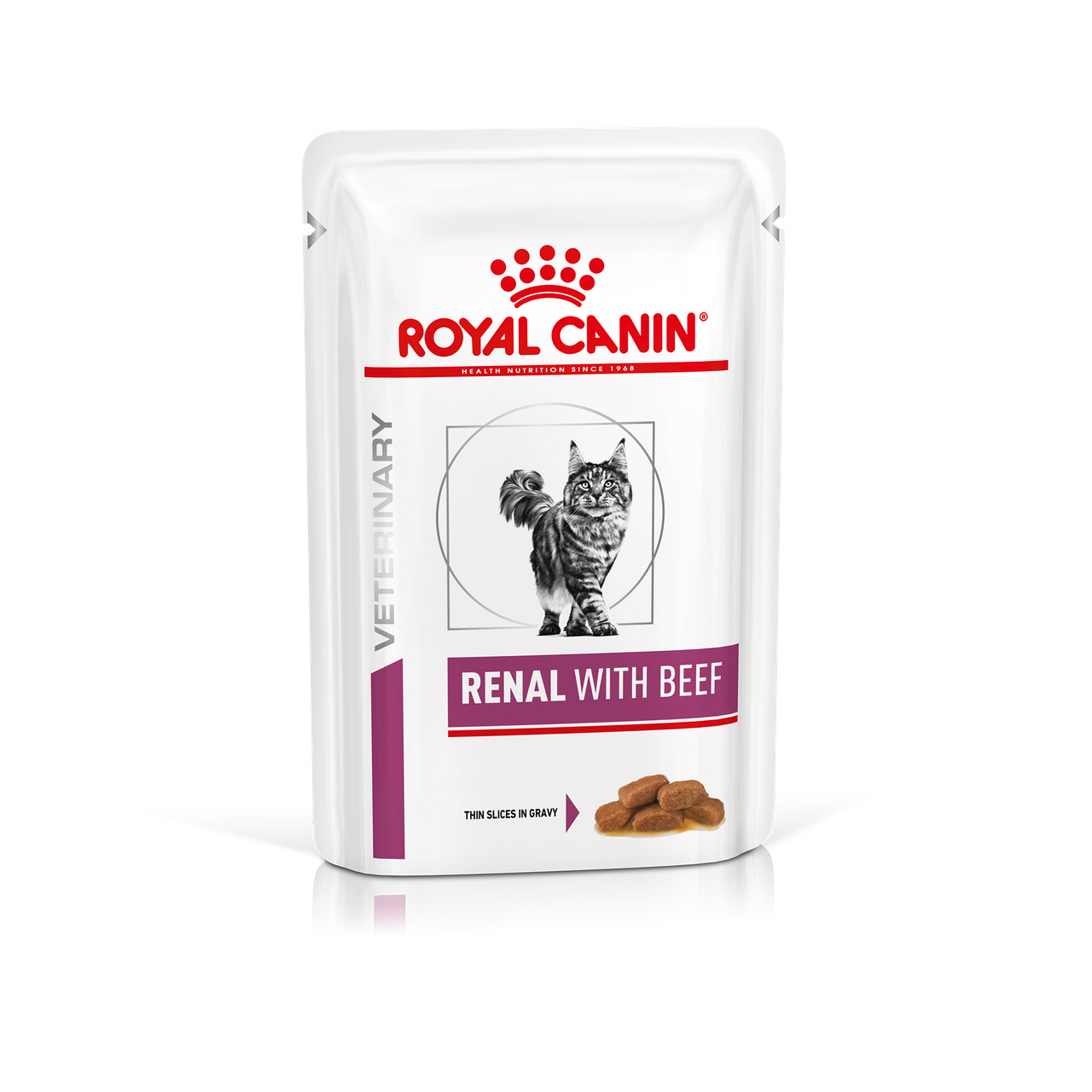 Вологий корм для дорослих котів RENAL FELINE BEEF 0.085 кг, 0.085 кг