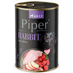 Вологий корм для собак "DN Piper" з кроликом та яблуком, 400 г