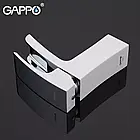 Змішувач для умивальника GAPPO G1007-30, білий/хром, фото 4