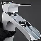 Змішувач для умивальника GAPPO G1007-31, білий/хром, фото 6