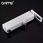 Змішувач для ванни GAPPO G3217-8, білий/хром, фото 6
