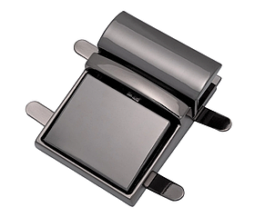 Замок сумочний СК-65057 розмір 29*39мм колір Темний нікель