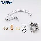 Змішувач для кухні GAPPO G4150-8 з висувним зливом, хром, фото 5