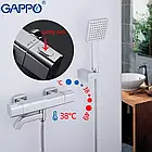 Змішувач для ванни GAPPO G3291 термостат, хром, фото 4