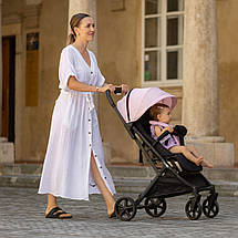 Коляска прогулянкова TAO FreeON (ремені безпеки, кошик для зберігання) 82009 Рожевий, фото 4