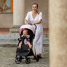 Коляска прогулянкова TAO FreeON (ремені безпеки, кошик для зберігання) 82009 Рожевий, фото 5