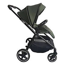 Коляска універсальна 3в1 Zack FreeON (автокрісло 0+, практична сумка, кошик) 81972 Оливкова, фото 3