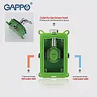 Вбудований змішувач для душу GAPPO G7101, хром, фото 5