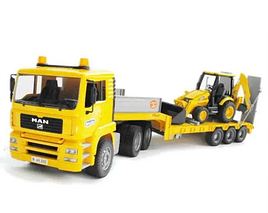 Іграшка Bruder Тягач MAN TGA з екскаватором JCB MIDI CX 1:16 (01654)