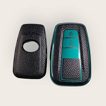 Чохол для ключа Toyota, шкіра зелений