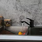 Змішувач для кухні GAPPO G4517-6, чорний, фото 3