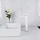 Змішувач для умивальника GAPPO G1017-2, білий/хром, фото 3
